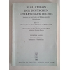 Merker, Paul (Begr.) und Stammler, Wolfgang (Begr.): Reallexikon der deutschen Literaturgesch ...