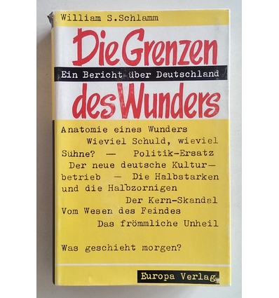 Schlamm, William S.: Die Grenzen des Wunders. Ein Bericht über Deutschland. ...